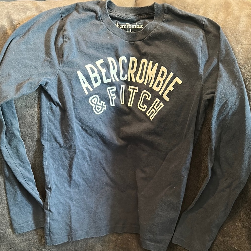 Abercrombie Kids Navy Long Sleeve Tee